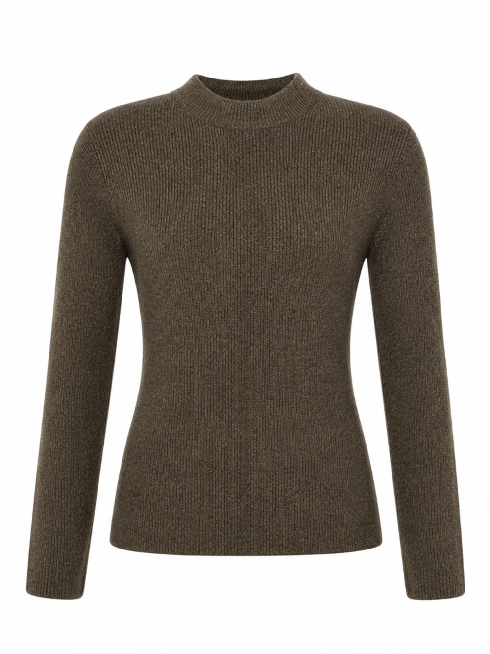 Vintage Musera Men's Wool Pullover Sweater Brown Size M Long Sleeve